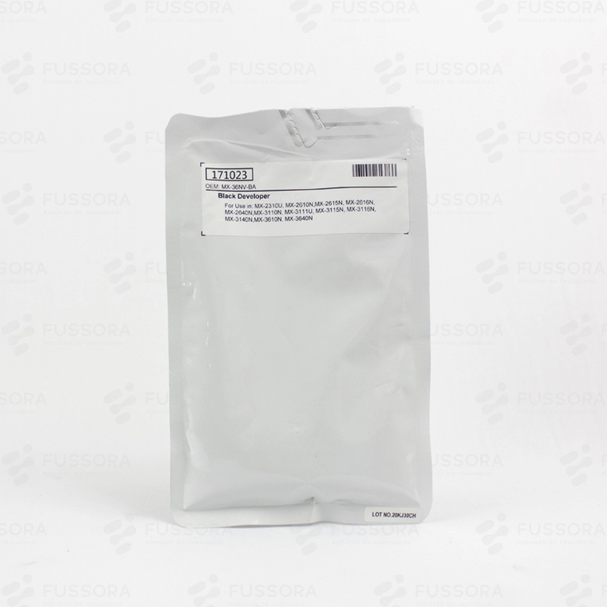 Revelador negro Sharp MX-2310U -2610N -2615N -2616N -2640N -3110N -3111U - 3115N -3116N -3140N -3610N -3640N