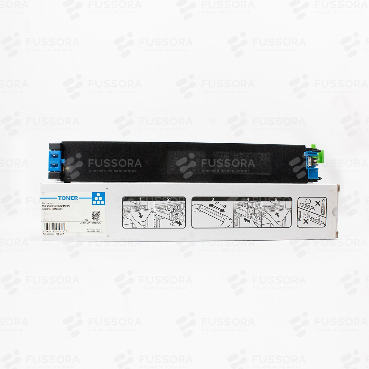 Toner Generico - MX-2600N -3100N -4100N -5000N -4101N -5001N Cyan 285g